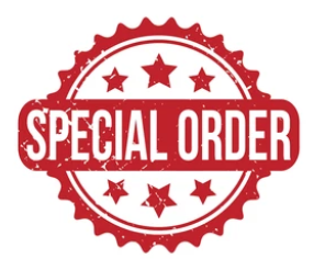 A - SPECIAL ORDER ITEMS